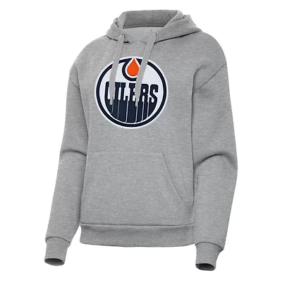 Antigua Edmonton Oilers Victory Pullover Hoodie