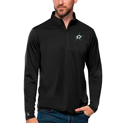 Antigua Forest Dallas Stars Tribute Quarter-Zip Pullover Top