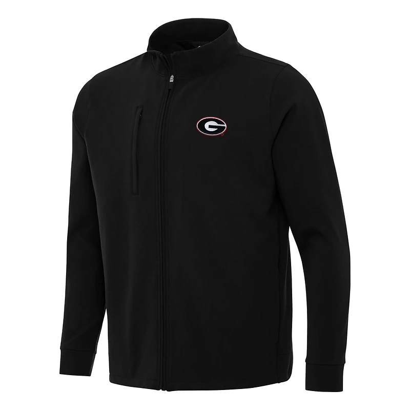 Antigua Georgia Bulldogs Regard Full-Zip Jacket
