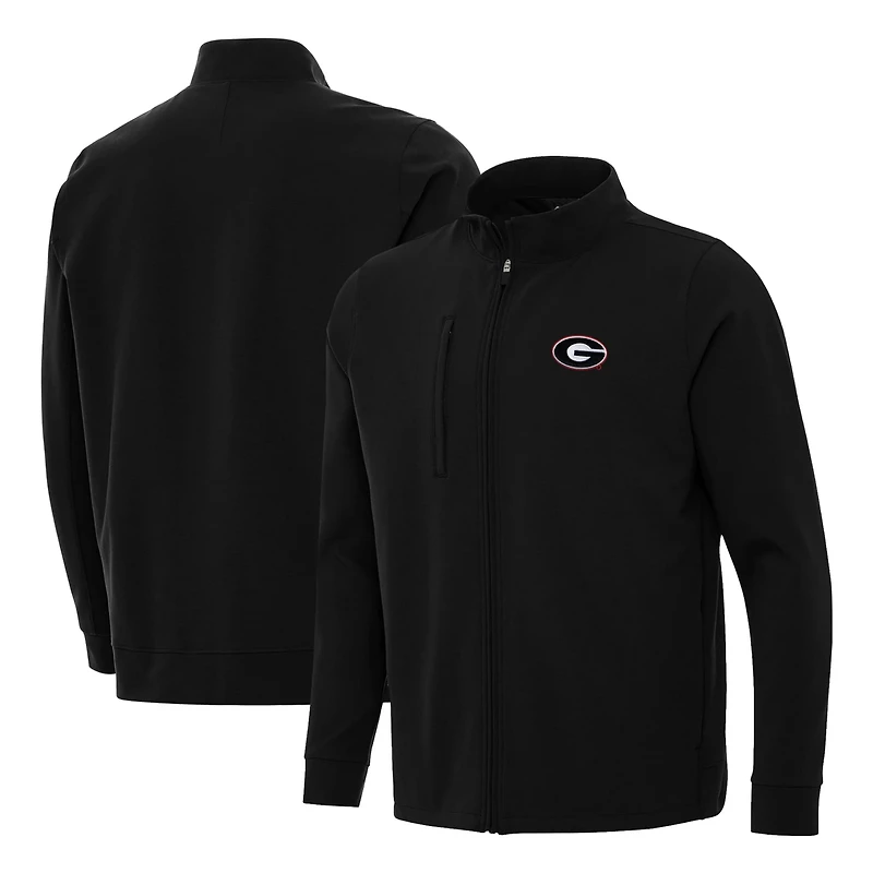 Antigua Georgia Bulldogs Regard Full-Zip Jacket