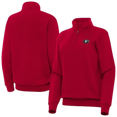 Antigua Georgia Bulldogs Victory Quarter-Zip Top