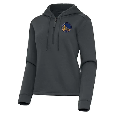 Antigua Golden State Warriors Contemporary Quarter-Zip Hoodie