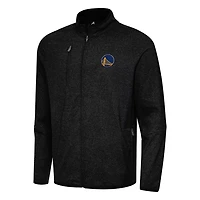 Antigua Golden State Warriors Hold-Up Full-Zip Tri-Blend Jacket