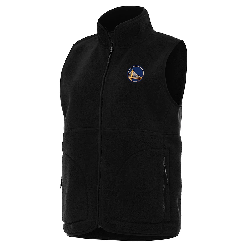 Antigua Golden State Warriors Nostalgic Full-Zip Vest