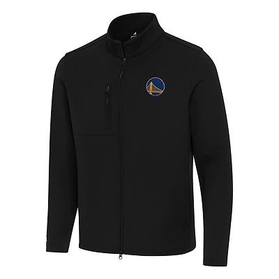Antigua Golden State Warriors Objection Double-Peached Full-Zip Jacket