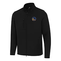 Antigua Golden State Warriors Objection Double-Peached Full-Zip Jacket