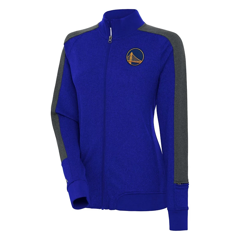 Antigua Golden State Warriors Strike Full-Zip Track Jacket
