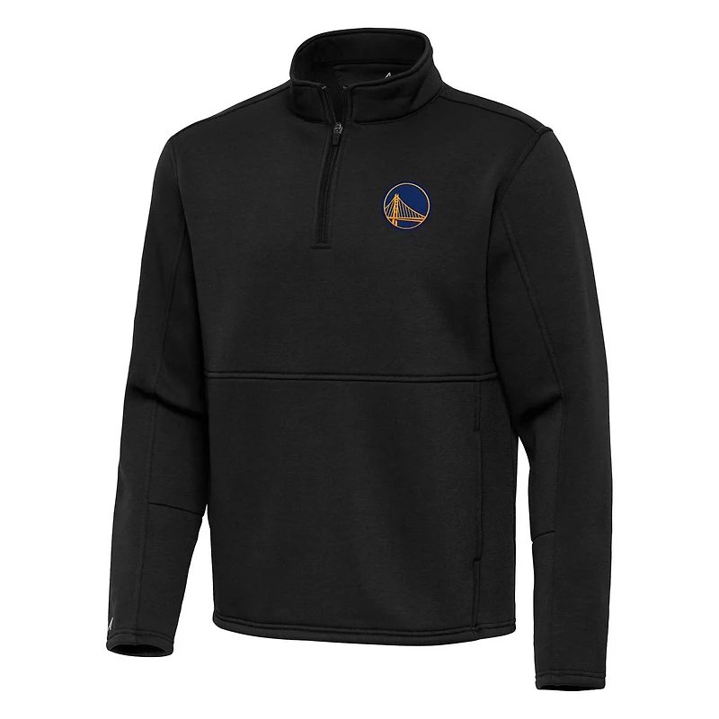 Antigua Golden State Warriors Twist Quarter-Zip Pullover Top