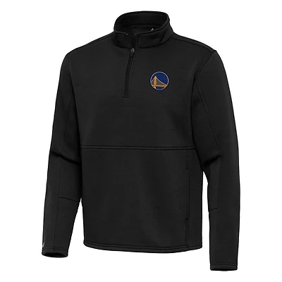 Antigua Golden State Warriors Twist Quarter-Zip Pullover Top
