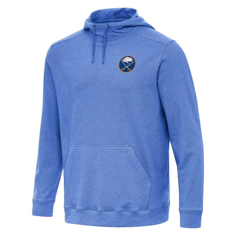 Antigua Heather Buffalo Sabres Cloud Pullover Hoodie