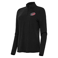 Antigua Heather Carolina Hurricanes Bright Quarter-Zip Top