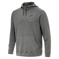 Antigua Heather Carolina Hurricanes Cloud Pullover Hoodie
