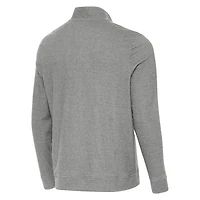 Antigua Heather Detroit Wings 2025 NHL Stadium Series Subtle Quarter-Zip Top