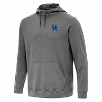 Antigua Heather Kentucky Wildcats Cloud Pullover Hoodie