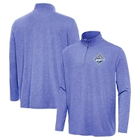 Antigua Heather Los Angeles Dodgers 2025 World Series Champions Hunk Quarter-Zip Top