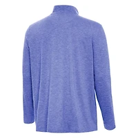 Antigua Heather Los Angeles Dodgers 2025 World Series Champions Hunk Quarter-Zip Top