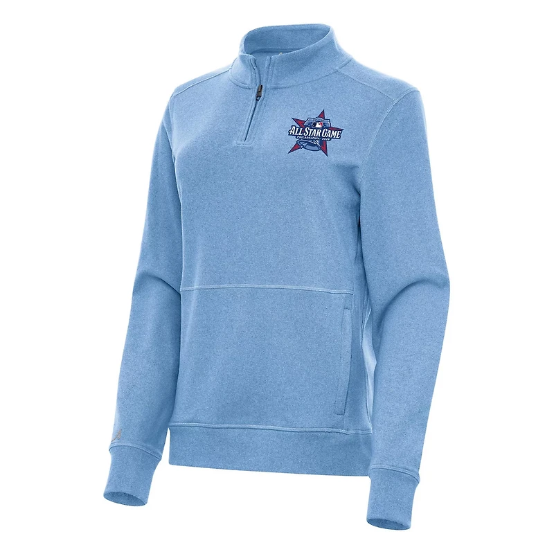 Antigua Heather Powder 2026 MLB All-Star Game Crush Quarter-Zip Jacket