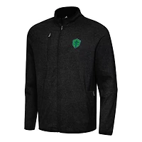 Antigua Heather Seattle Sounders FC Hold-Up Tri-Blend Full-Zip Jacket