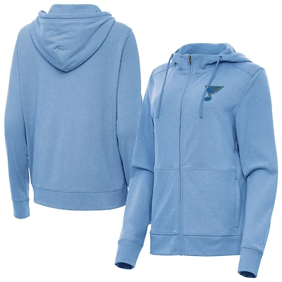 Antigua Heather St Louis s Seeker Full-Zip Hoodie