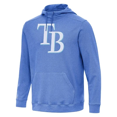 Antigua Heather Tampa Bay Rays Cloud Pullover Hoodie