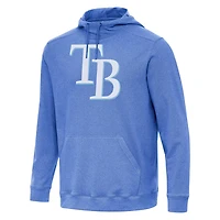 Antigua Heather Tampa Bay Rays Cloud Pullover Hoodie