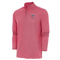 Antigua Heather USWNT Hunk Quarter-Zip Top