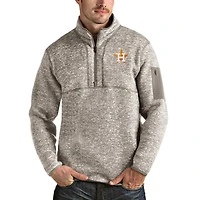 Antigua Houston Astros Fortune Quarter-Zip Pullover Jacket
