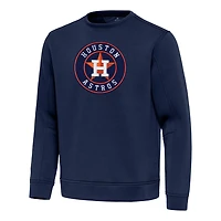 Antigua Houston Astros Relevant Lightweight Pullover Sweatshirt