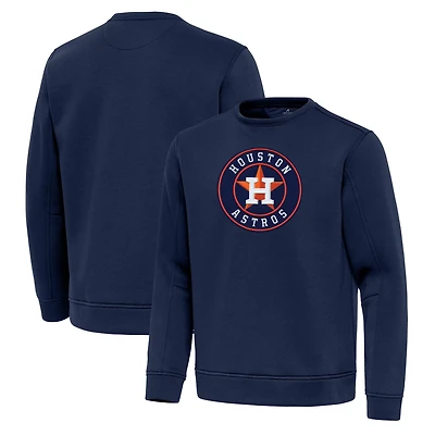 Antigua Houston Astros Relevant Lightweight Pullover Sweatshirt