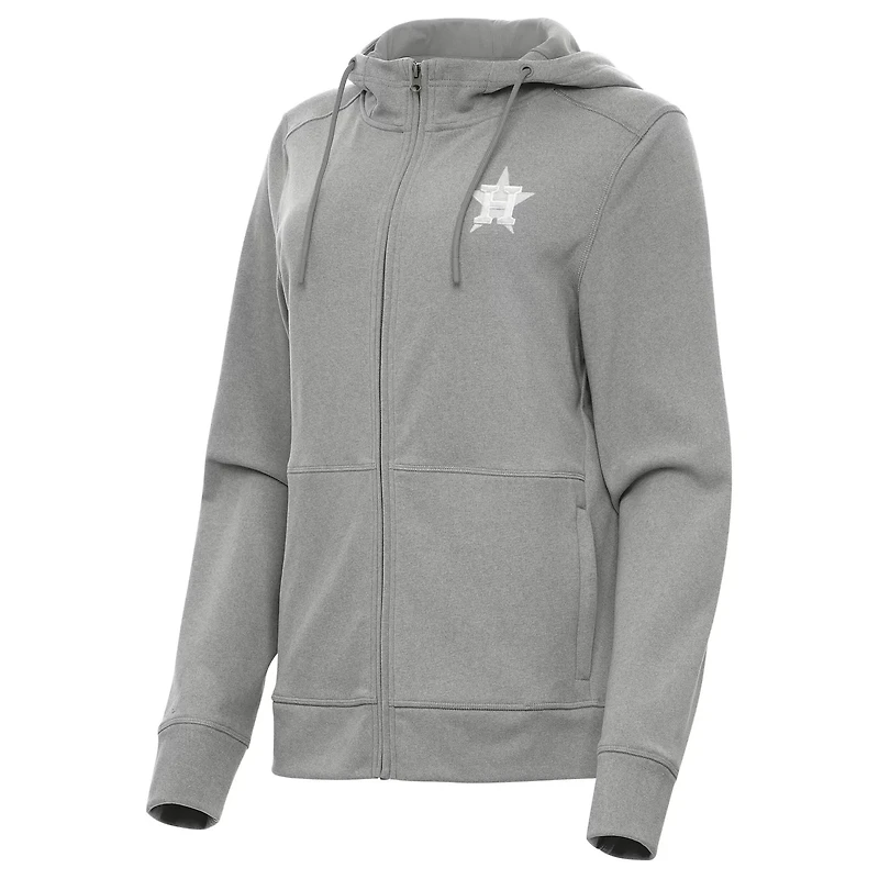 Antigua Houston Astros Seeker Full-Zip Hoodie Jacket