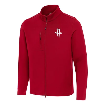 Antigua Houston Rockets Objection Double-Peached Full-Zip Jacket