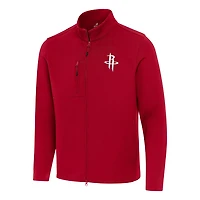 Antigua Houston Rockets Objection Double-Peached Full-Zip Jacket