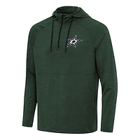 Antigua Hunter Dallas Stars Spikes Quarter-Zip Hoodie