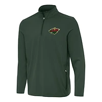 Antigua Hunter Minnesota Wild Perilous Quarter-Zip Sweatshirt