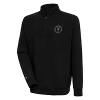 Antigua Inter Miami CF Victory Quarter-Zip Pullover Top