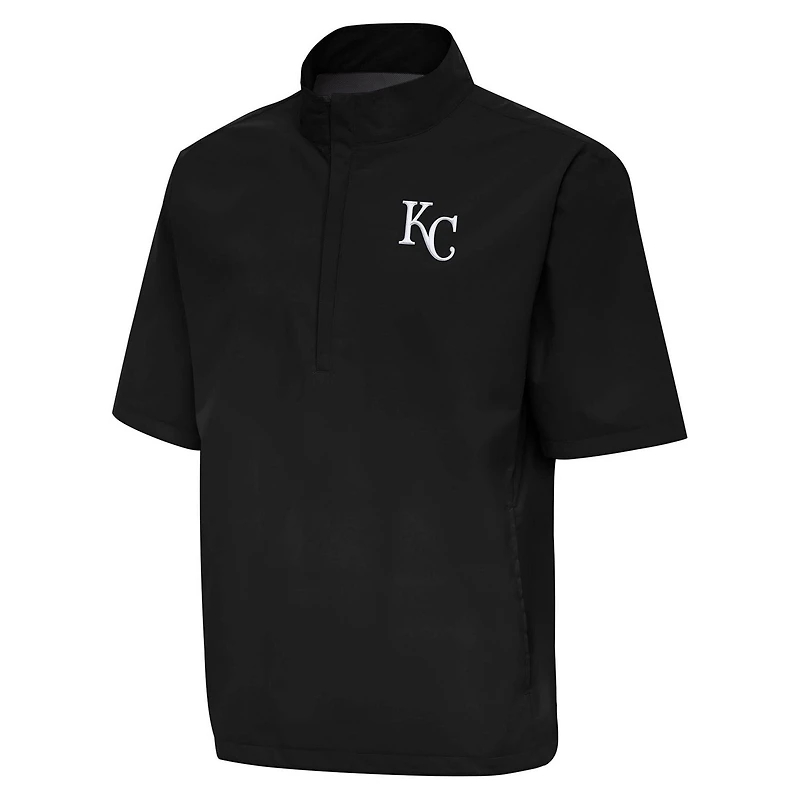Antigua Kansas City Royals Brisk Quarter-Zip Wind Shirt