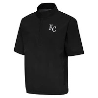Antigua Kansas City Royals Brisk Quarter-Zip Wind Shirt