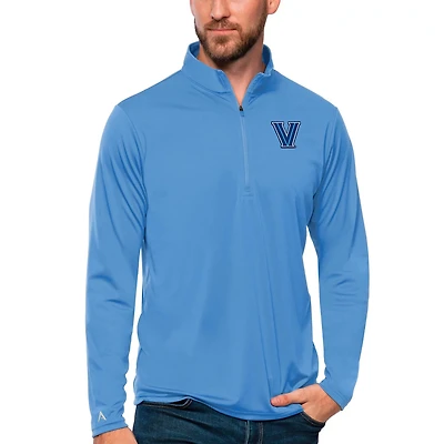 Antigua Light Villanova Wildcats Tribute Quarter-Zip Top