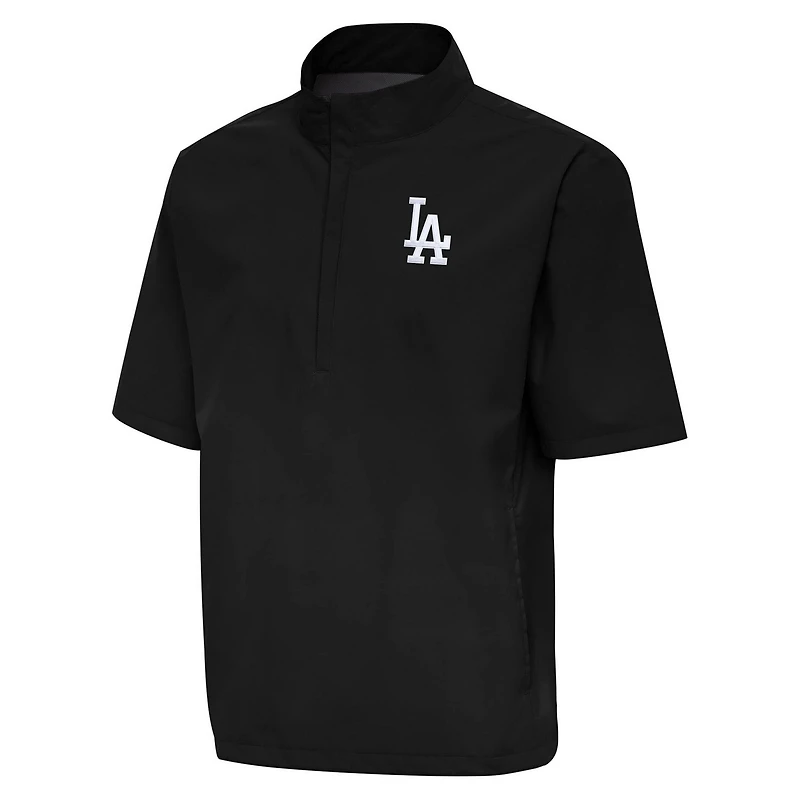 Antigua Los Angeles Dodgers Brisk Quarter-Zip Wind Shirt