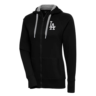 Antigua Los Angeles Dodgers Brushed Victory Full-Zip Hoodie