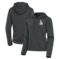 Antigua Los Angeles Dodgers Contemporary Quarter-Zip Hoodie