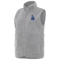 Antigua Los Angeles Dodgers Nostalgic Full-Zip Vest