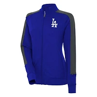 Antigua Los Angeles Dodgers Strike Full-Zip Track Jacket