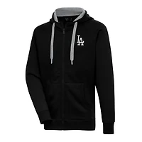 Antigua Los Angeles Dodgers Victory Full-Zip Hoodie