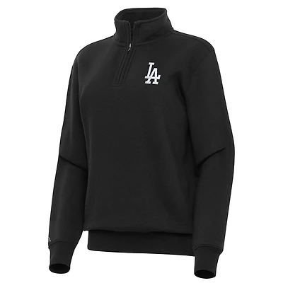 Antigua Los Angeles Dodgers Victory Quarter-Zip Sweatshirt