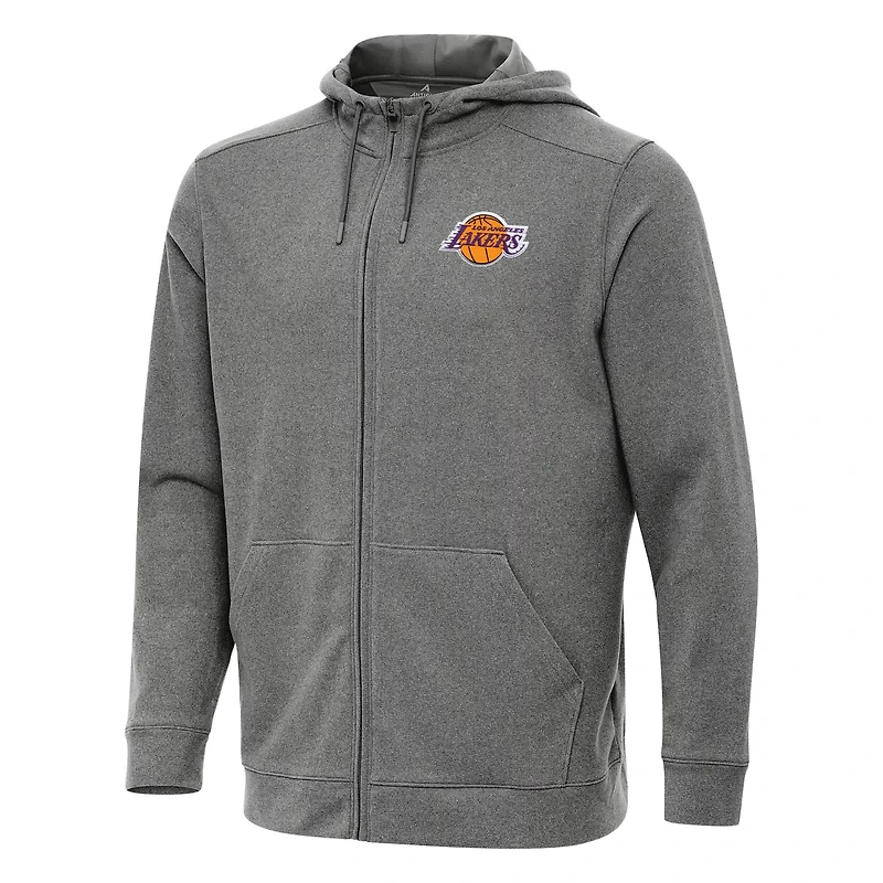 Antigua Los Angeles Lakers Effortless Full-Zip Hoodie Jacket