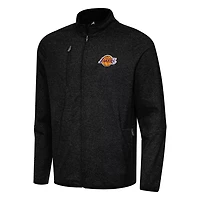 Antigua Los Angeles Lakers Hold-Up Full-Zip Tri-Blend Jacket