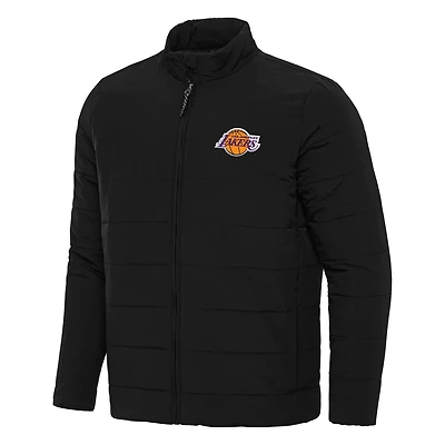Antigua Los Angeles Lakers Swelter Full-Zip Puffer Jacket