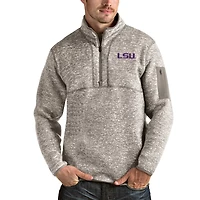 Antigua LSU Tigers Fortune Half-Zip Pullover Jacket
