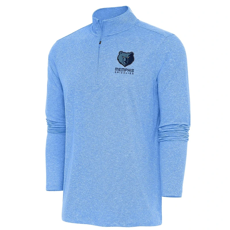 Antigua Memphis Grizzlies Hunk Quarter-Zip Pullover Top